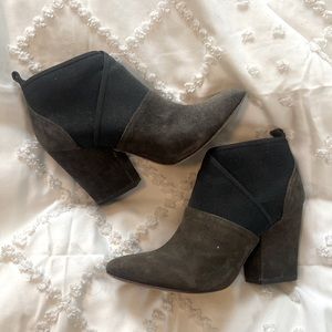 Calvin Klein Brown Suede Booties
